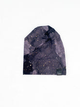 Load image into Gallery viewer, Gold Specks Night Sky Slouchy Beanie
