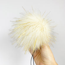 Load image into Gallery viewer, FAUX FUR POM - Gold Shimmer
