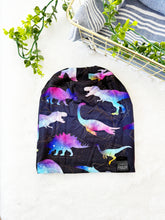 Load image into Gallery viewer, Galaxy Dinosaurs Slouchy Beanie