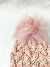 Load image into Gallery viewer, FAUX FUR POM - Dusty Pink Luxury Faux Fur Pompom