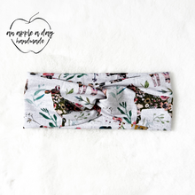 Load image into Gallery viewer, Floral Dog Bamboo Headband