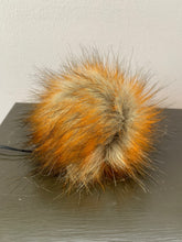 Load image into Gallery viewer, FAUX FUR POM - RED FOX Luxury Faux Fur Pompom