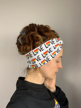 Load image into Gallery viewer, Rainbow Love Twist Cotton Adult Headband