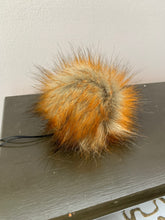 Load image into Gallery viewer, FAUX FUR POM - RED FOX Luxury Faux Fur Pompom