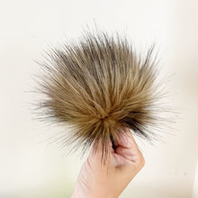 Load image into Gallery viewer, Grizzly Cub Faux Fur Pompom