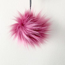 Load image into Gallery viewer, FAUX FUR POM - Wild Rose Pink Luxury Faux Fur Pom pom
