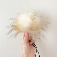 Load image into Gallery viewer, FAUX FUR POM - Toasted Marshmallow Luxury Faux Fur Pompom