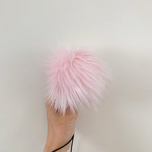 Load image into Gallery viewer, FAUX FUR POM - Sweet Pea Pink Luxury Faux Fur Pom pom