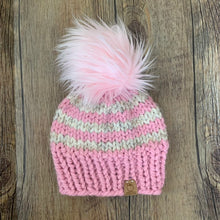 Load image into Gallery viewer, FAUX FUR POM - Sweet Pea Pink Luxury Faux Fur Pom pom
