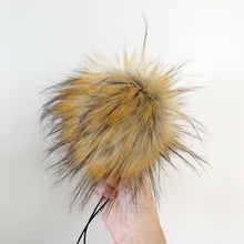 Load image into Gallery viewer, FAUX FUR POM - Tiger Cub Luxury Faux Fur Pompom