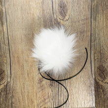 Load image into Gallery viewer, FAUX FUR POM - Snowfall White Faux Fur Pompom