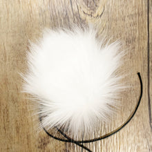 Load image into Gallery viewer, FAUX FUR POM - Snowfall White Faux Fur Pompom