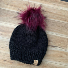 Load image into Gallery viewer, FAUX FUR POM - Blackberry Luxury Faux Fur Pompom