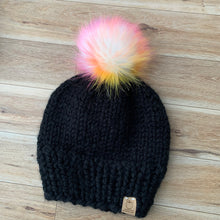 Load image into Gallery viewer, FAUX FUR POM - Prismatic Rainbow Faux Fur Pompom