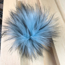 Load image into Gallery viewer, FAUX FUR POM - Iceberg Blue Luxury Faux Fur Pompom