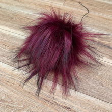 Load image into Gallery viewer, FAUX FUR POM - Blackberry Luxury Faux Fur Pompom