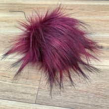 Load image into Gallery viewer, FAUX FUR POM - Blackberry Luxury Faux Fur Pompom