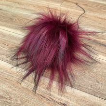 Load image into Gallery viewer, FAUX FUR POM - Blackberry Luxury Faux Fur Pompom