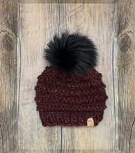 Load image into Gallery viewer, FAUX FUR POM - Midnight Black Luxury Faux Fur Pom pom