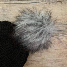 Load image into Gallery viewer, FAUX FUR POM - Steel Luxury Faux Fur Pompom