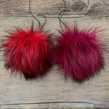 Load image into Gallery viewer, FAUX FUR POM -  Sangria Luxury Faux Fur Pompom