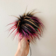 Load image into Gallery viewer, FAUX FUR POM - Fireworks Luxury Faux Fur Pompom for Hats