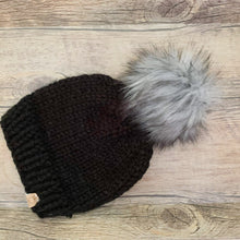 Load image into Gallery viewer, FAUX FUR POM - Steel Luxury Faux Fur Pompom