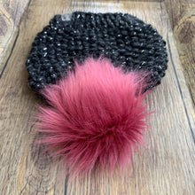 Load image into Gallery viewer, FAUX FUR POM - Wild Rose Pink Luxury Faux Fur Pom pom