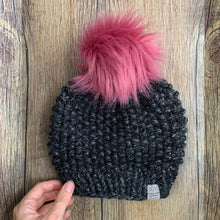 Load image into Gallery viewer, FAUX FUR POM - Wild Rose Pink Luxury Faux Fur Pom pom