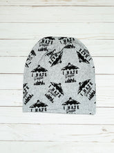 Load image into Gallery viewer, Gray “I Hate People” Slouchy Beanie
