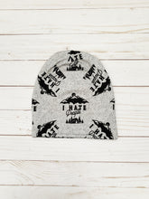 Load image into Gallery viewer, Gray “I Hate People” Slouchy Beanie