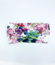 Load image into Gallery viewer, Watercolour Floral Bamboo Headband
