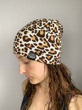 Load image into Gallery viewer, Leopard Print Slouch Beanie
