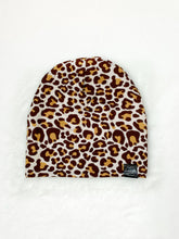 Load image into Gallery viewer, Leopard Print Slouch Beanie