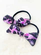 Load image into Gallery viewer, Small Bow Baby Headband - Dark Skater
