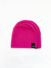 Load image into Gallery viewer, Bright Pink Bamboo Slouch Beanie