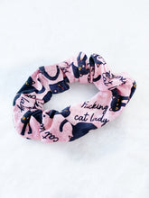 Load image into Gallery viewer, Naughty Cat Lady Scrunchie