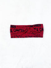 Load image into Gallery viewer, Burgundy  F Cancer  Bamboo Twist Headband