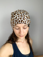 Load image into Gallery viewer, Leopard Print Slouch Beanie