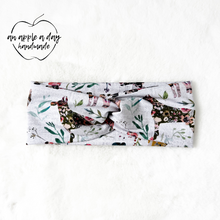 Load image into Gallery viewer, Floral Dog Bamboo Headband
