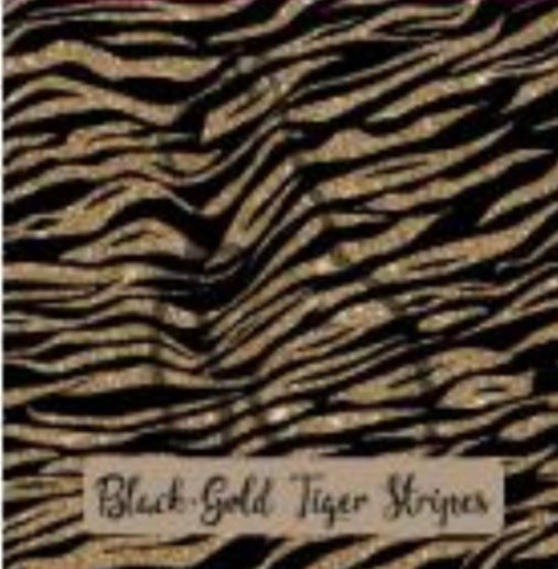 PREORDER Black Gold Tiger Stripes