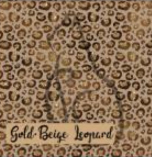 PREORDER Gold Beige Leopard