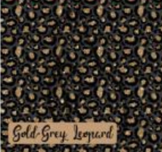 PREORDER Gold Gray Leopard