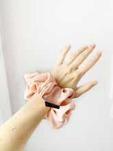 Load image into Gallery viewer, Blush Pink Satin Scrunchie
