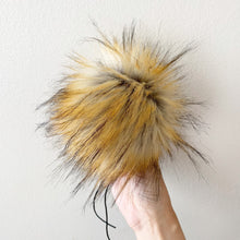 Load image into Gallery viewer, FAUX FUR POM - Tiger Cub Luxury Faux Fur Pompom
