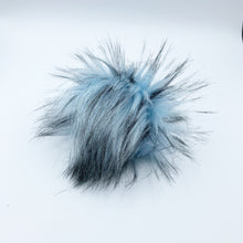 Load image into Gallery viewer, FAUX FUR POM - Iceberg Blue Luxury Faux Fur Pompom
