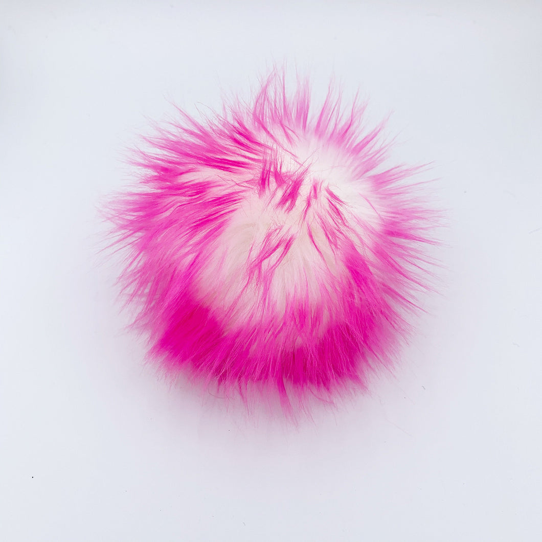 FAUX FUR POM - Pretty in Pink Luxury Faux Fur Pompom