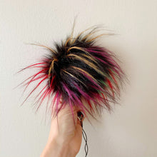 Load image into Gallery viewer, FAUX FUR POM - Fireworks Luxury Faux Fur Pompom for Hats
