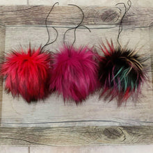 Load image into Gallery viewer, FAUX FUR POM - Fireworks Luxury Faux Fur Pompom for Hats

