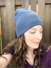 Load image into Gallery viewer, Lavender Slouch Beanie - NB to Adult
